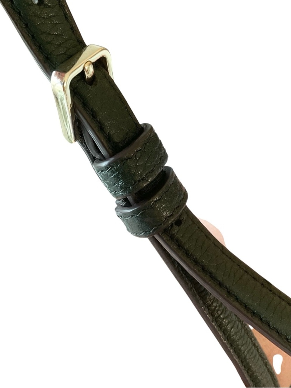 Authentic Kate Spade New York On Purpose Pebbled Top Zip Crossbody in Spruce - Picture 13 of 16